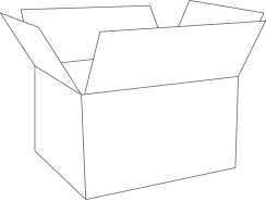 Stock Boxes standard folding boxes